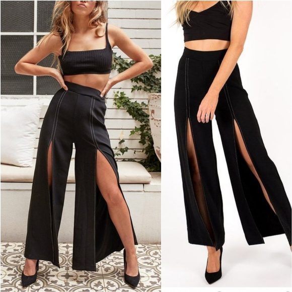 IVONA SPLIT PANTS - Picture 2 of 4